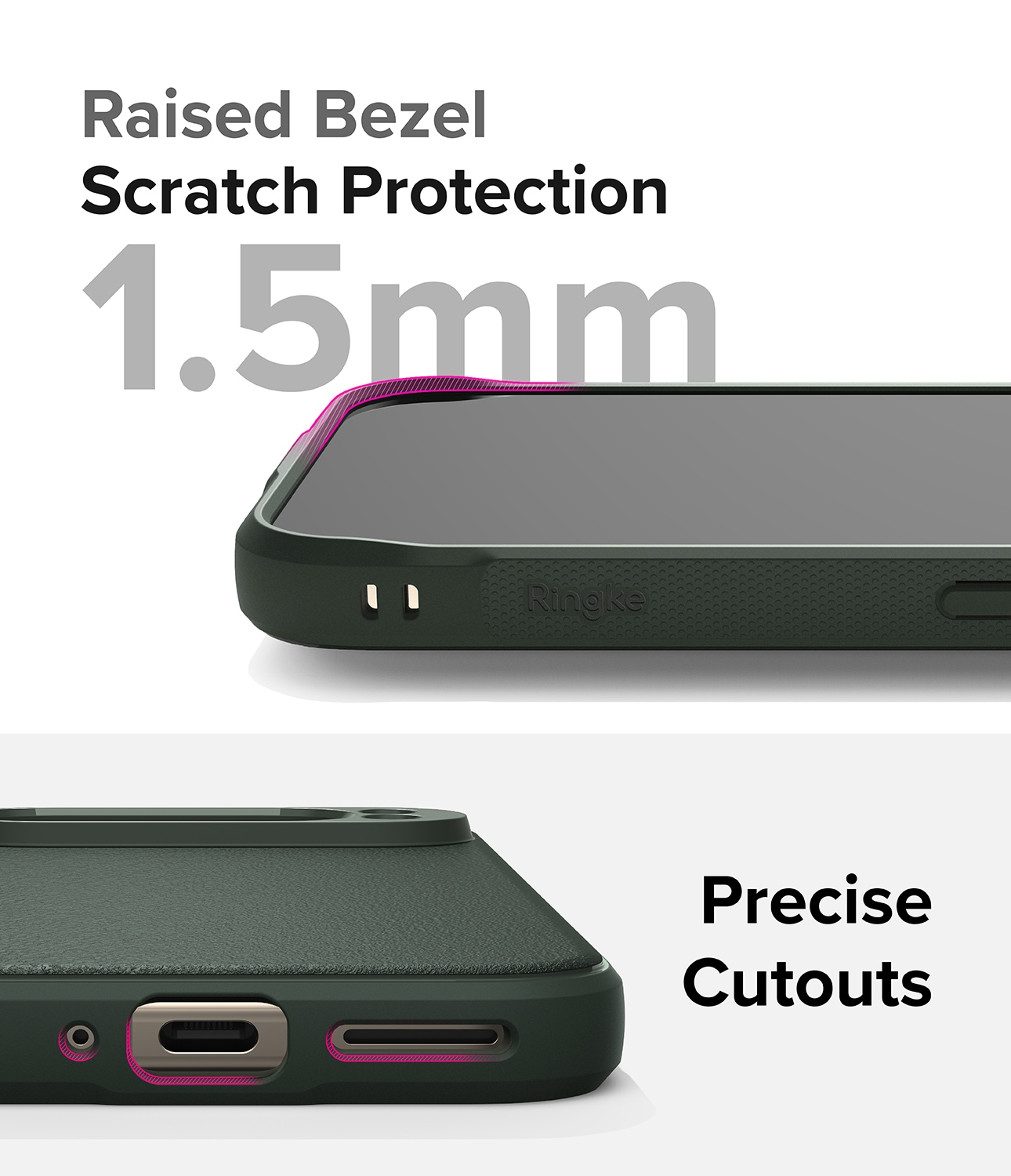 Google Pixel 9 Pro XL Onyx deksel, Dark Green