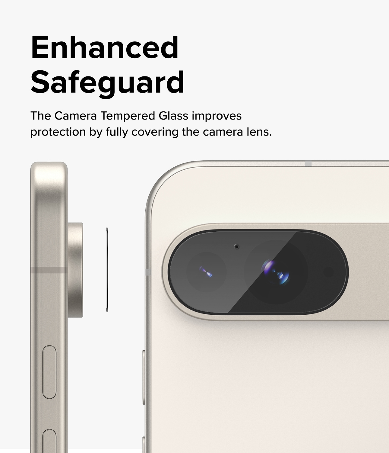 Google Pixel 9 Kameralinsebeskyttelse i glass (3-pack)