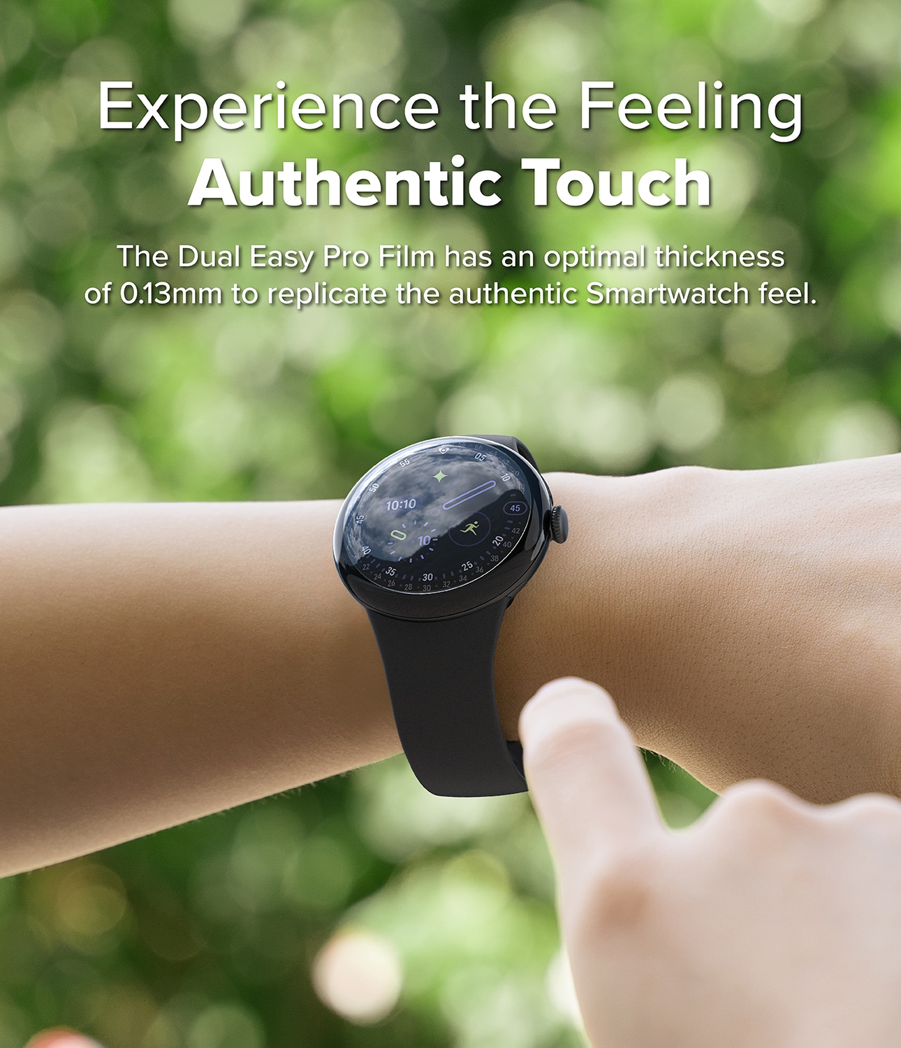 Google Pixel Watch 4 41mm Skjermbeskytter Beskyttelsesfilm - Dual Easy Pro (2-pack)