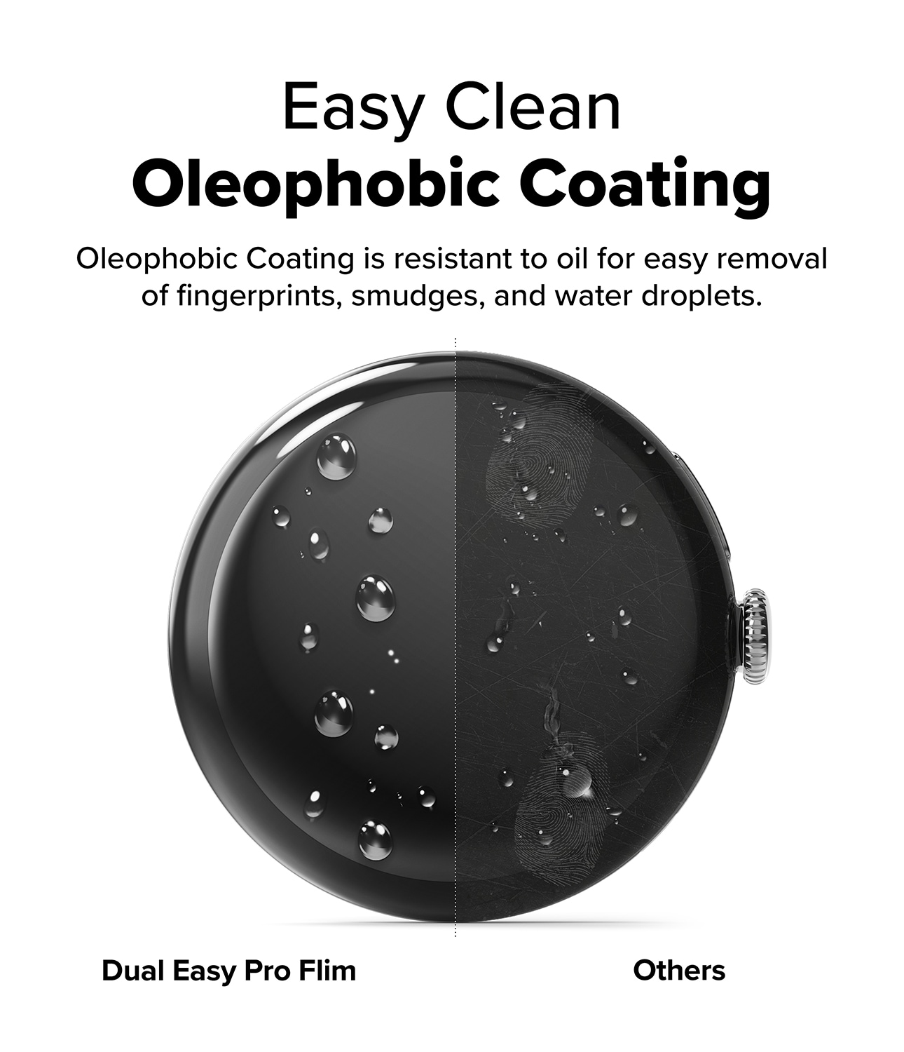 Google Pixel Watch 4 45mm Skjermbeskytter Beskyttelsesfilm - Dual Easy Pro (2-pack)