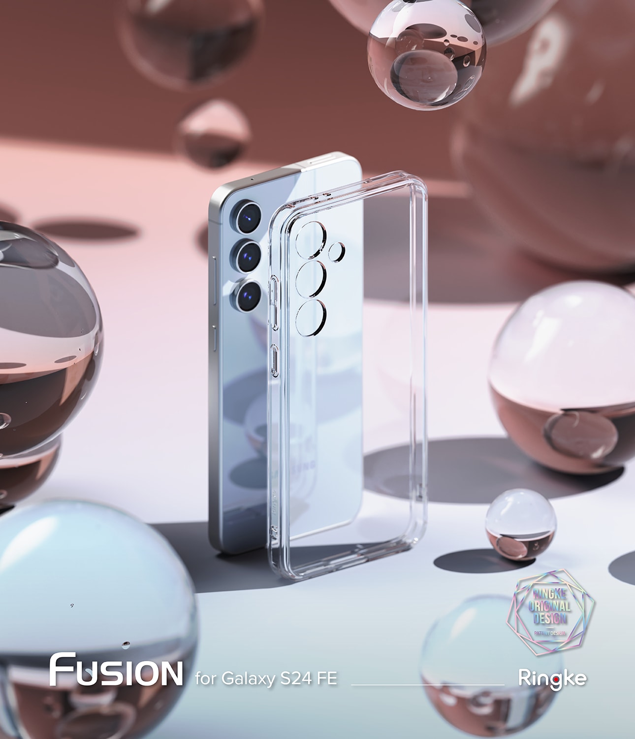 Samsung Galaxy S24 FE Fusion deksel, Clear