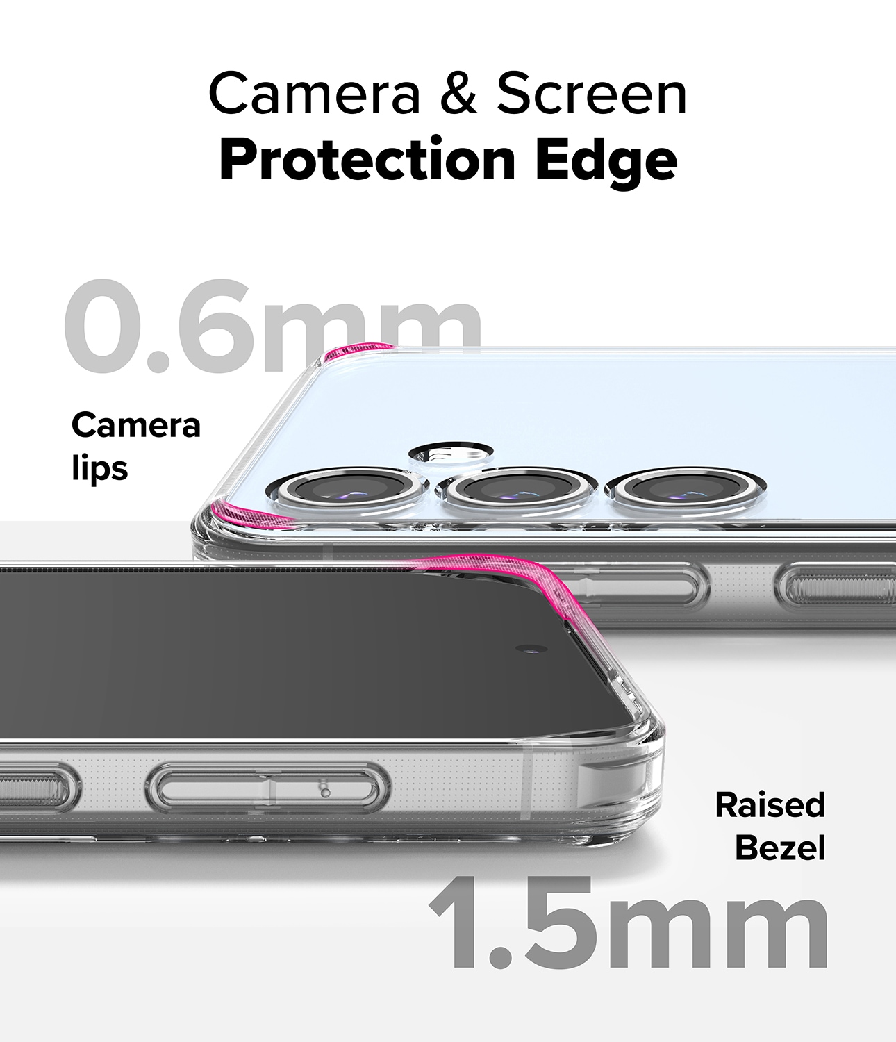 Samsung Galaxy S24 FE Fusion deksel, Clear