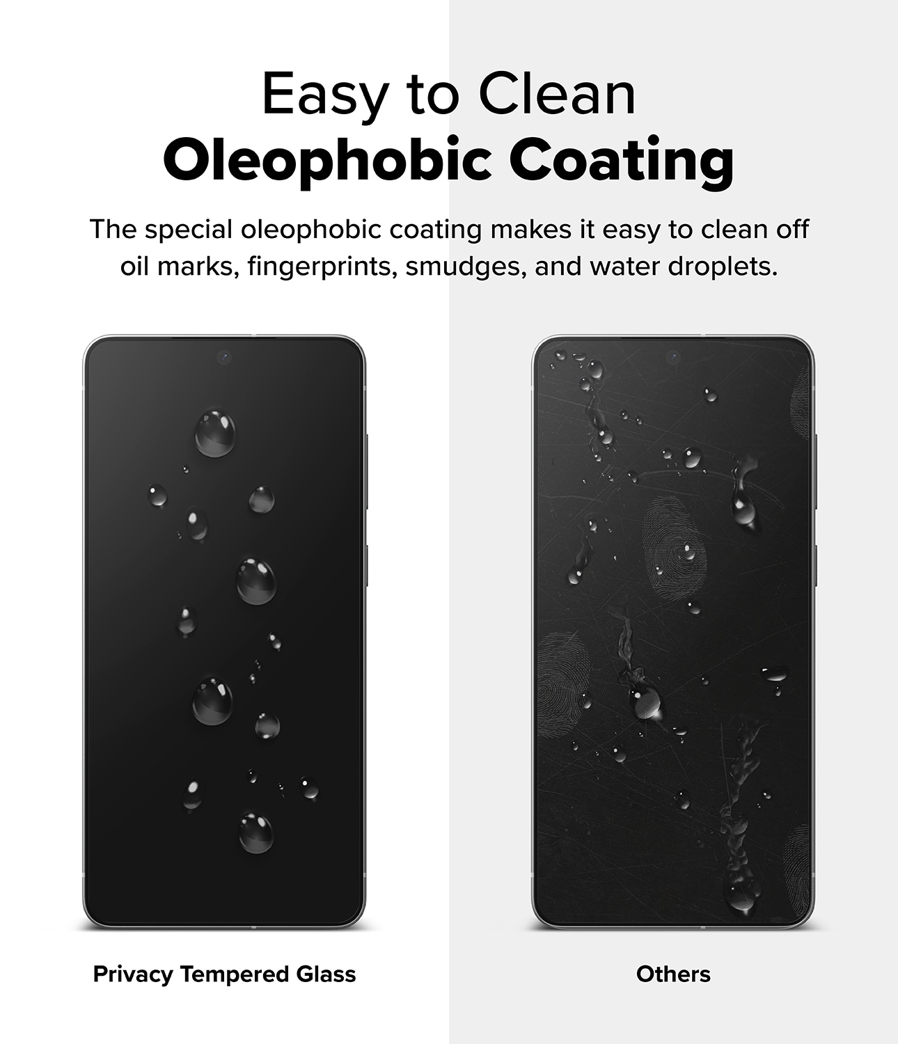 Samsung Galaxy S25 Edge Anti-spy Skjermbeskytter i glass med monteringsram (2-pack)