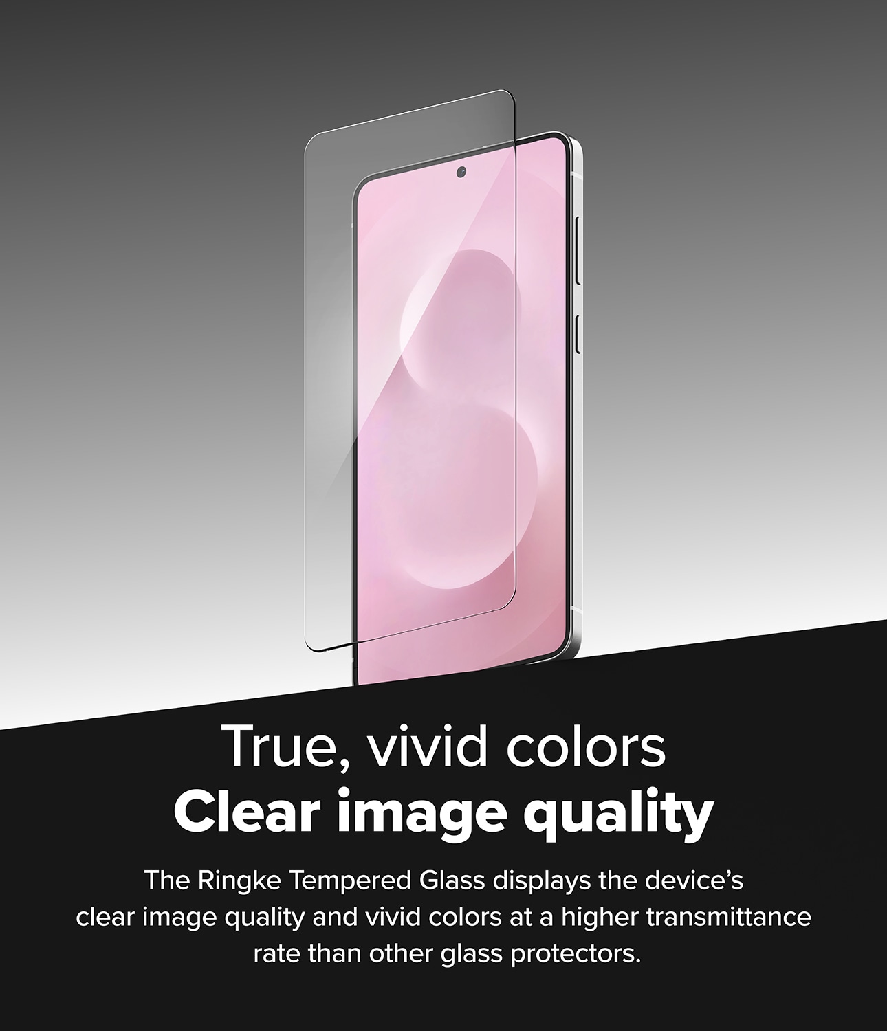 Samsung Galaxy S25 Edge Skjermbeskytter i glass med monteringsramme (2-pack)