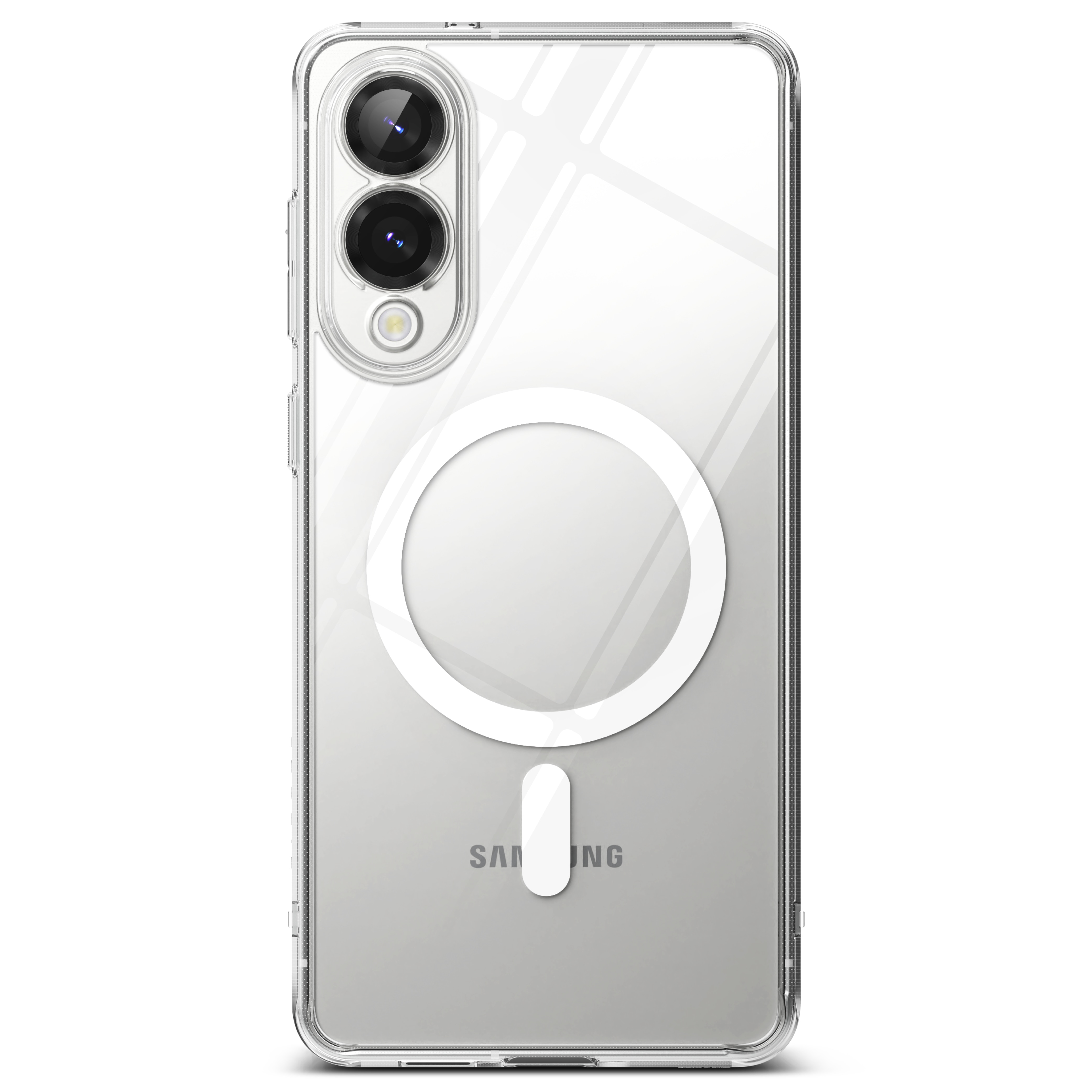 Samsung Galaxy S25 Edge Fusion MagSafe Deksel, Gjennomsiktig