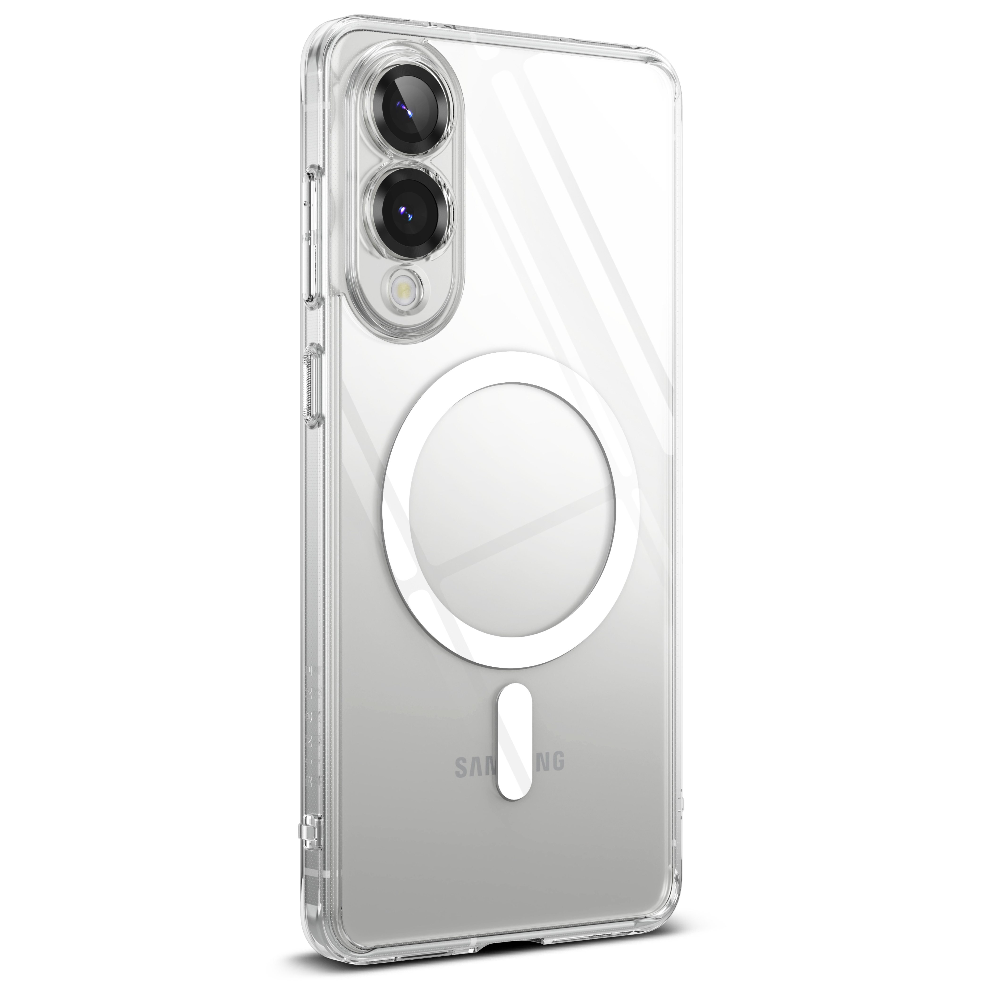 Samsung Galaxy S25 Edge Fusion MagSafe Deksel, Gjennomsiktig