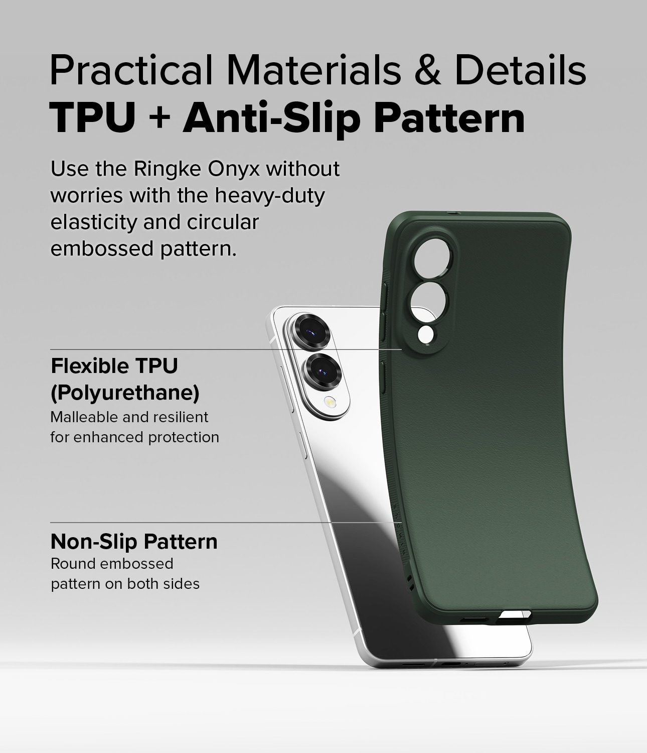 Samsung Galaxy S25 Edge Onyx deksel, Dark Green