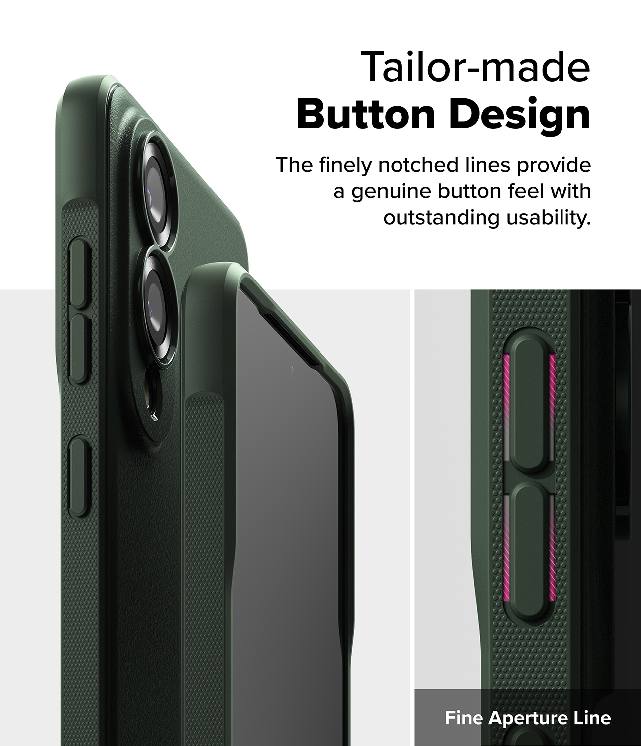 Samsung Galaxy S25 Edge Onyx deksel, Dark Green