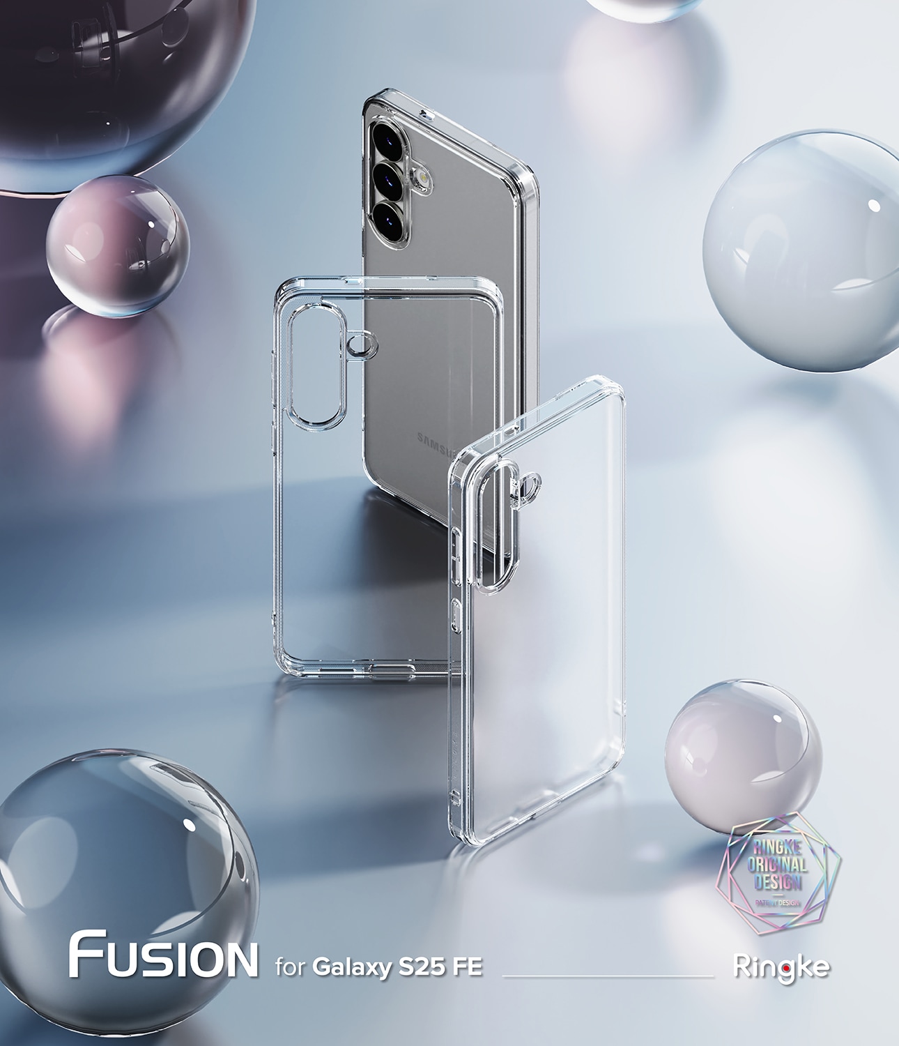 Samsung Galaxy S25 FE Fusion deksel, Clear
