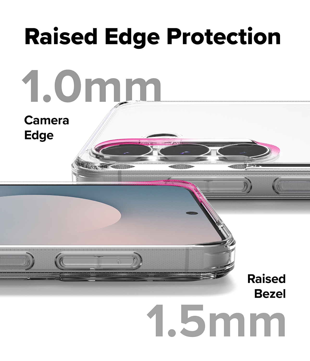 Samsung Galaxy S25 FE Fusion deksel, Clear