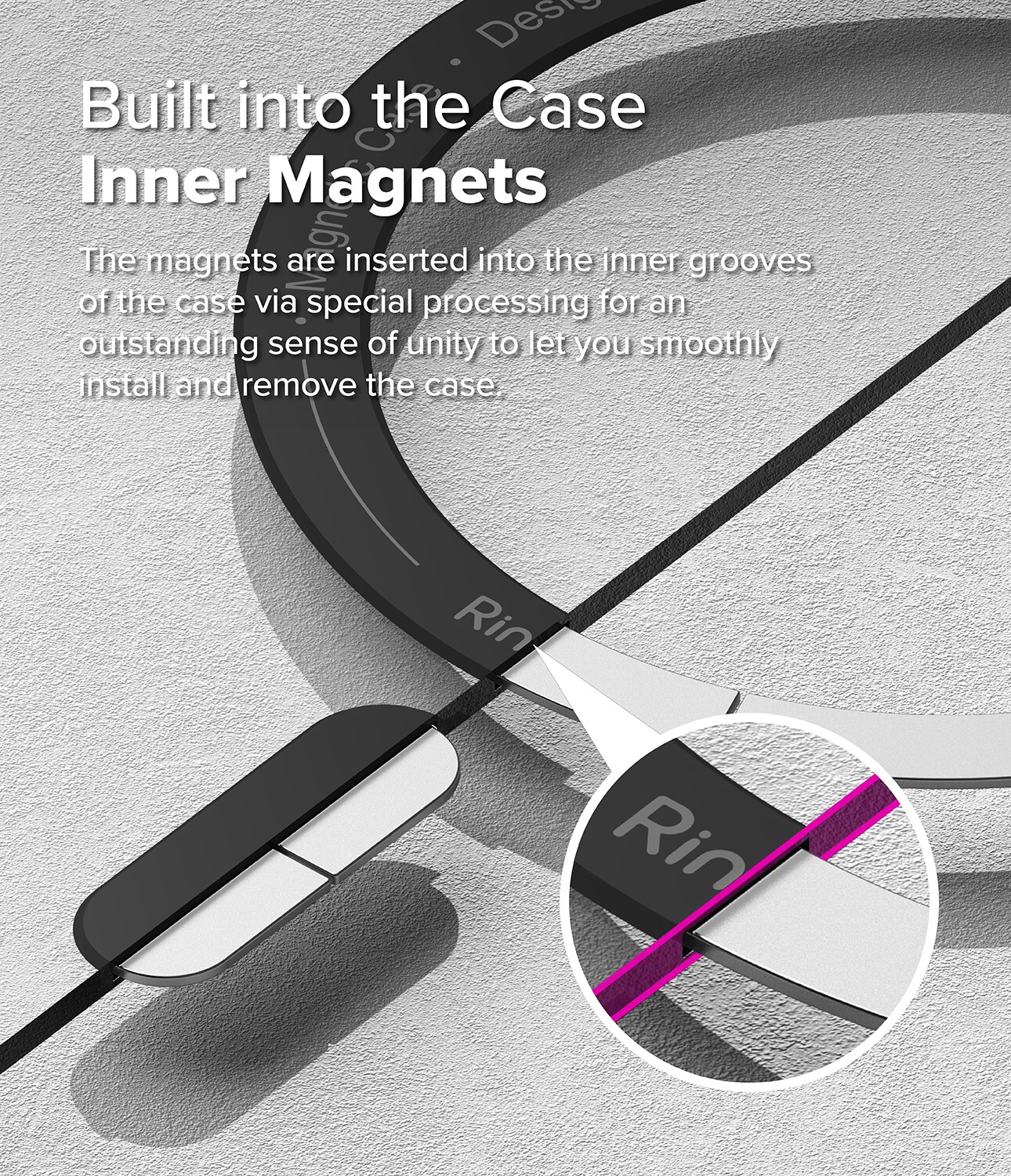 Samsung Galaxy S25 Ultra Fusion Bold MagSafe Deksel, Svart