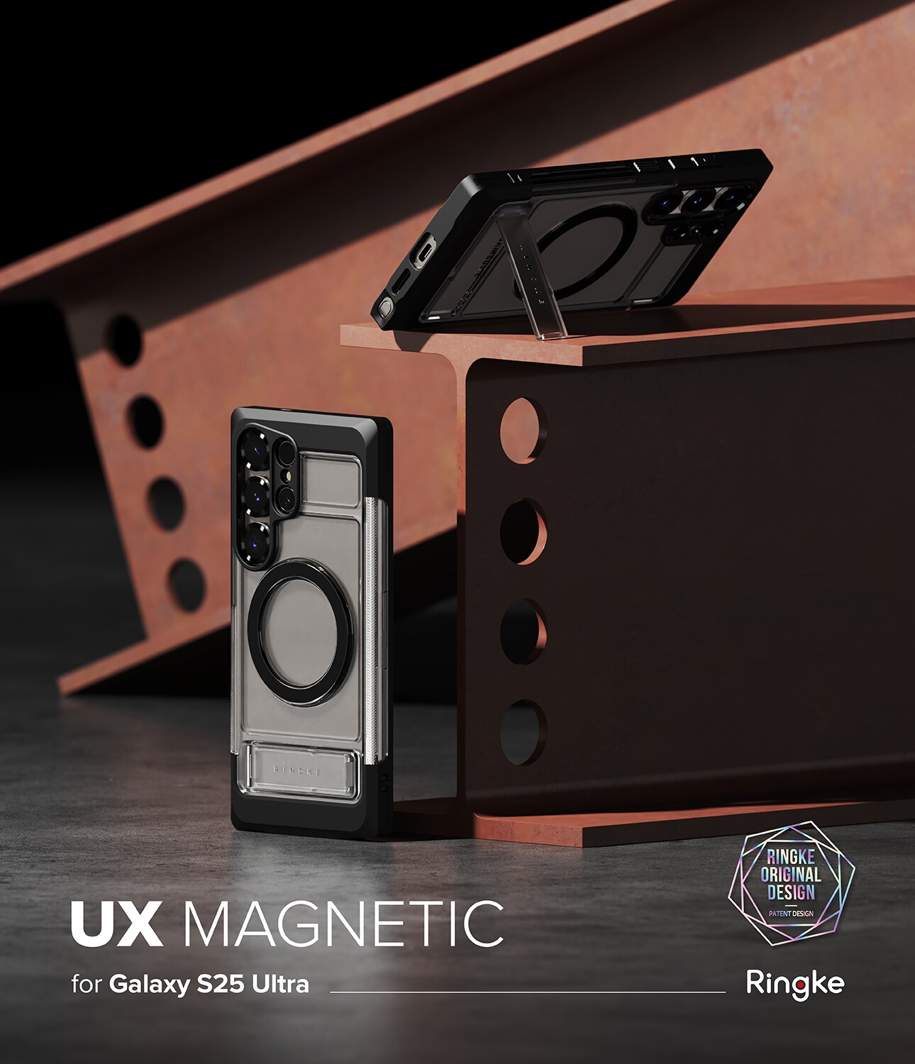 Samsung Galaxy S25 Ultra UX Magnetic Deksel, Clear
