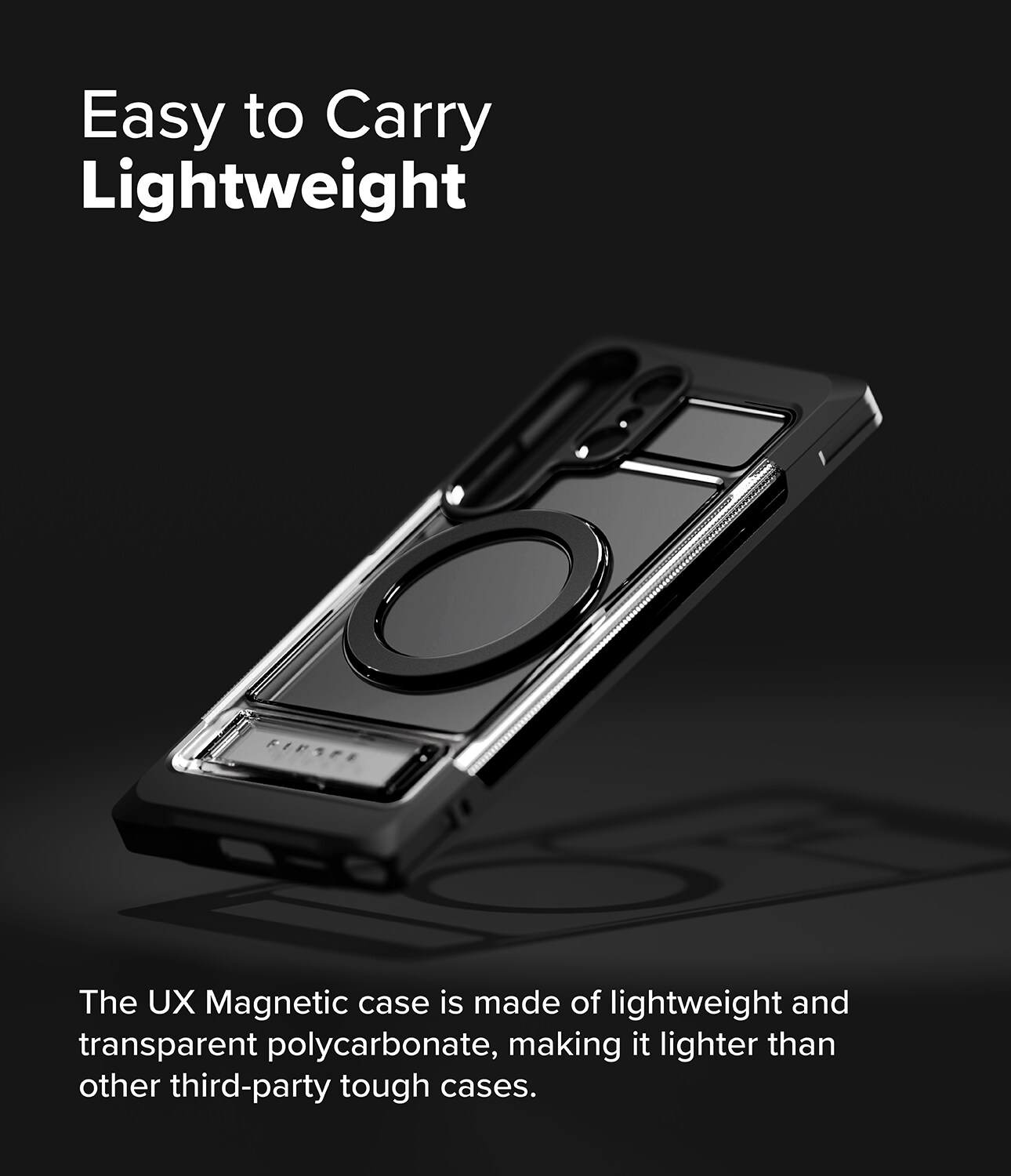 Samsung Galaxy S25 Ultra UX Magnetic Deksel, Clear
