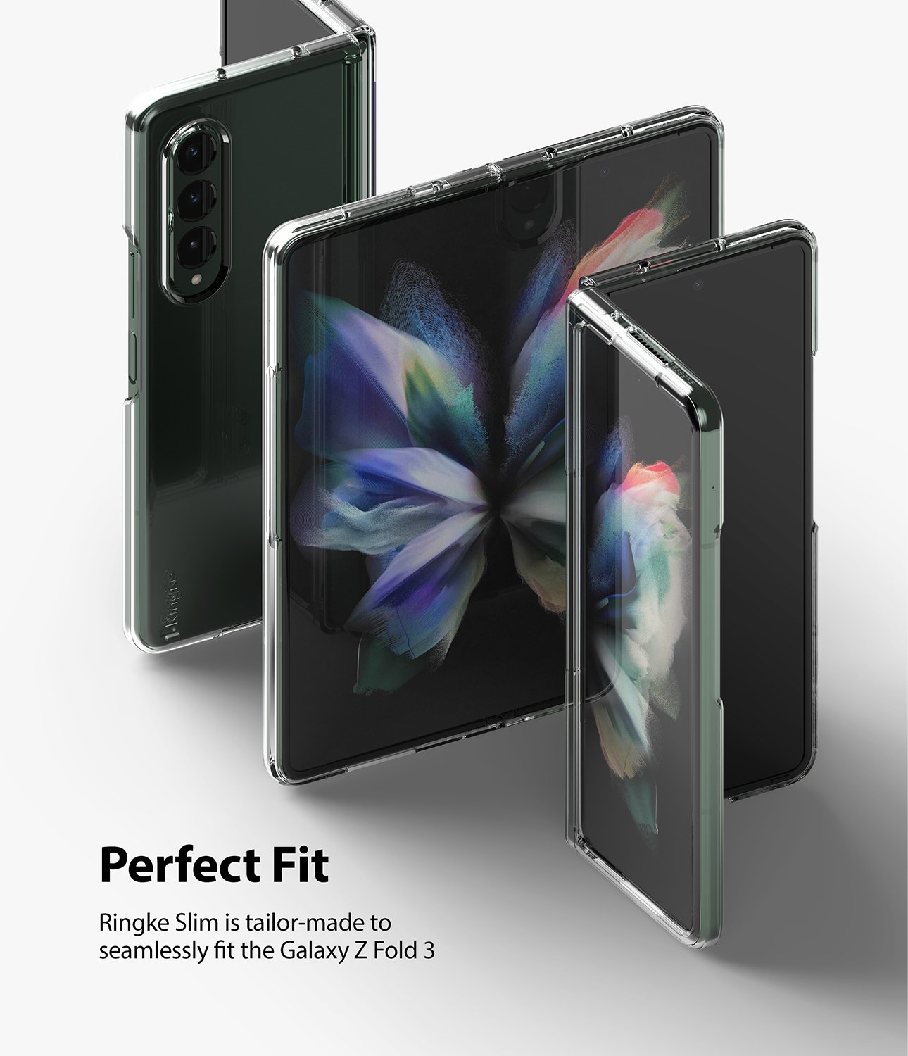 Samsung Galaxy Z Fold 3 Slim Deksel, Svart