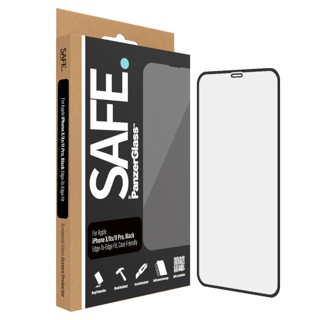 iPhone X/XS Skjermbeskytter i glass - Edge-To-Edge