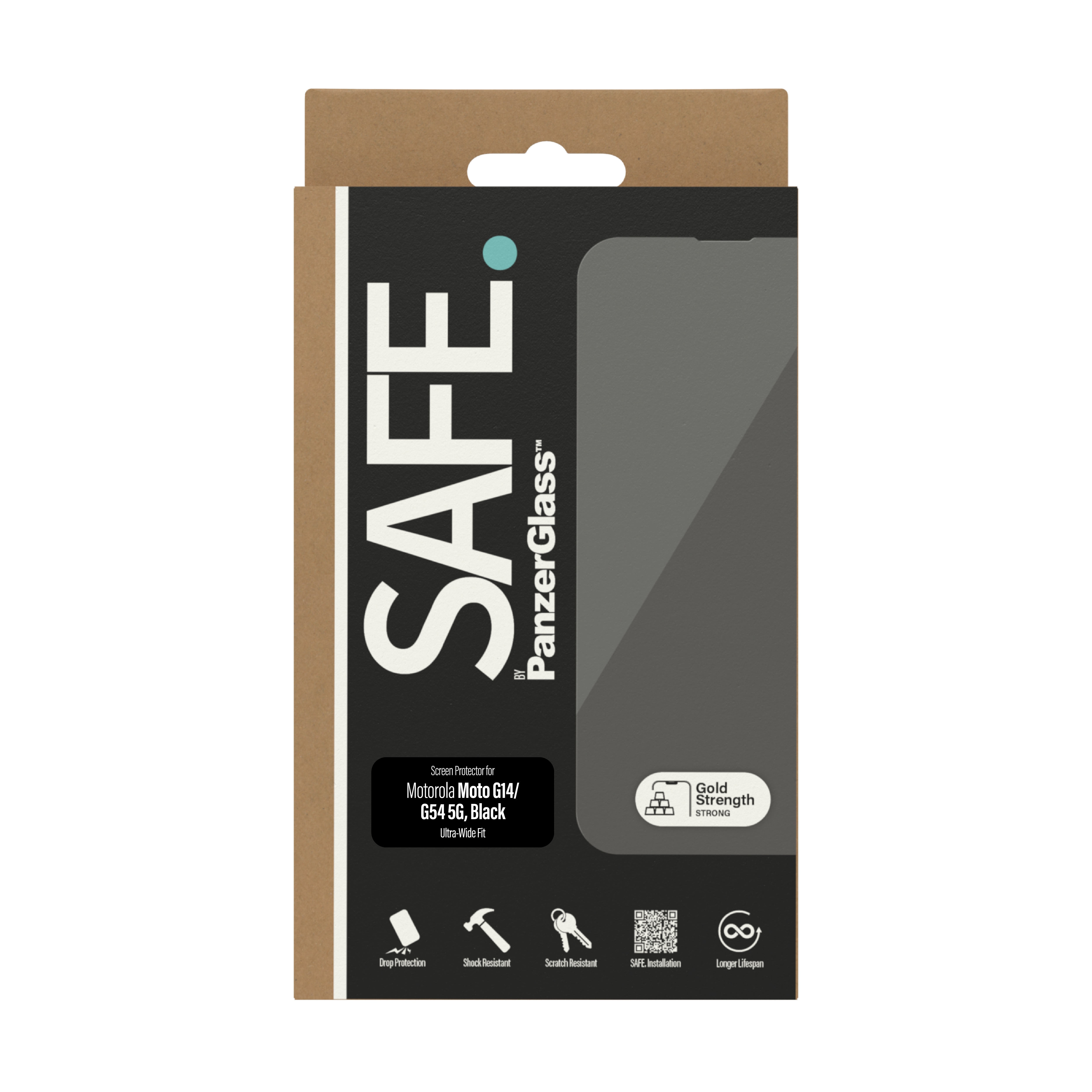 Motorola Moto G54 Skjermbeskytter i glass - Ultra Wide Fit
