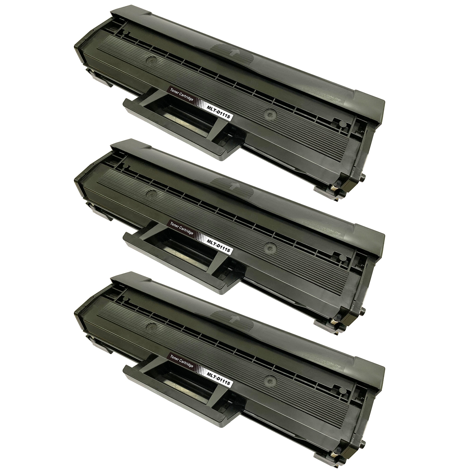 3-pack Toner Samsung Xpress SL‑M2026 - erstatter MLT-D111S, Svart, 1000 sider