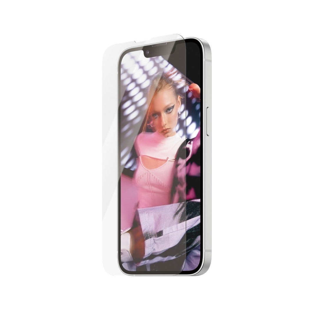 iPhone 14 Skjermbeskytter i glass med installasjonsramme - Ultra Wide Fit