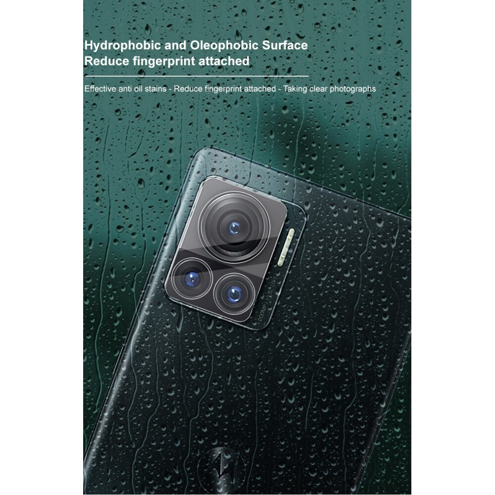 Motorola Edge 30 Ultra Kameralinsebeskyttelse i glass, Gjennomsiktig