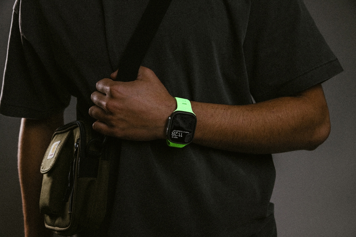 Apple Watch Series 8 45mm Reim - Sport Band Grønn