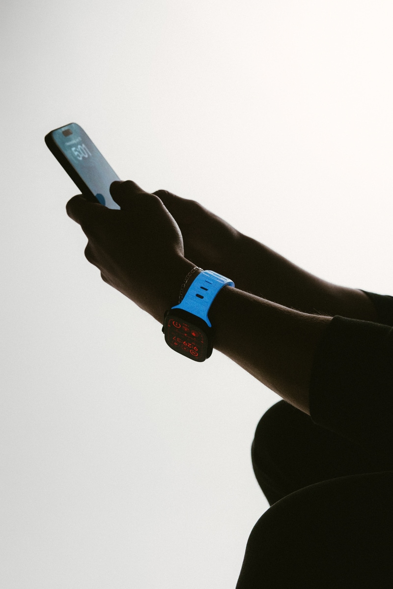 Apple Watch Ultra 49mm 1st Gen Reim - Sport Band Icy Blue Glow - Limited edition