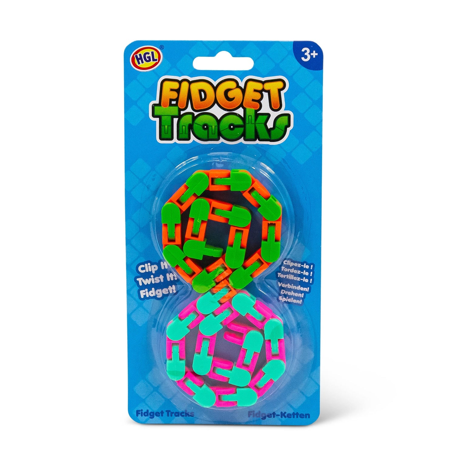 Fidget tracks - bøybar fidgetlenke