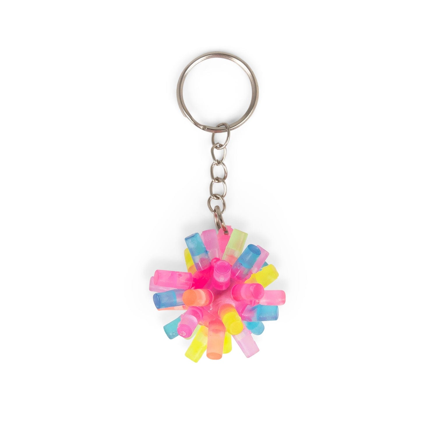 Lysende Nøkkelring - Flashing Spiky Keychain