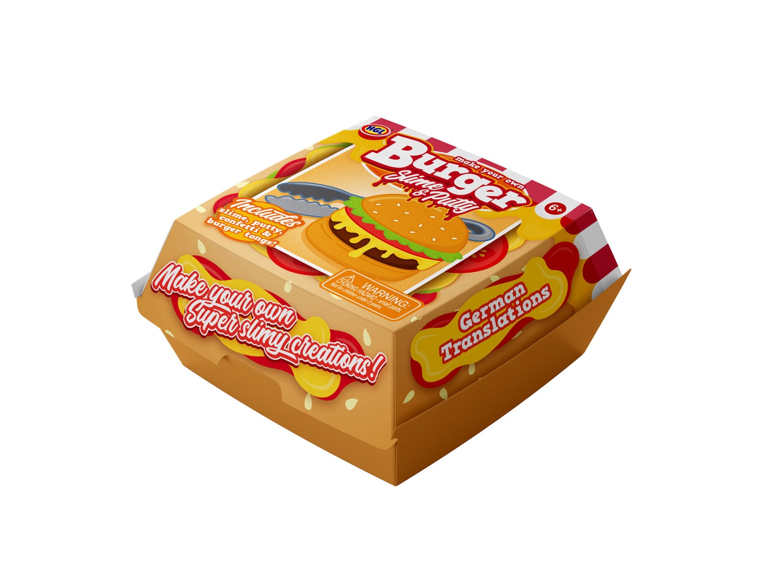 Hamburger Make Your Own Slime & Putty