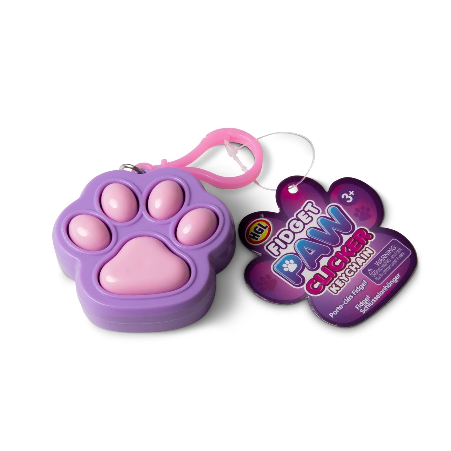 Fidget Paw Clicker Nøkkelring