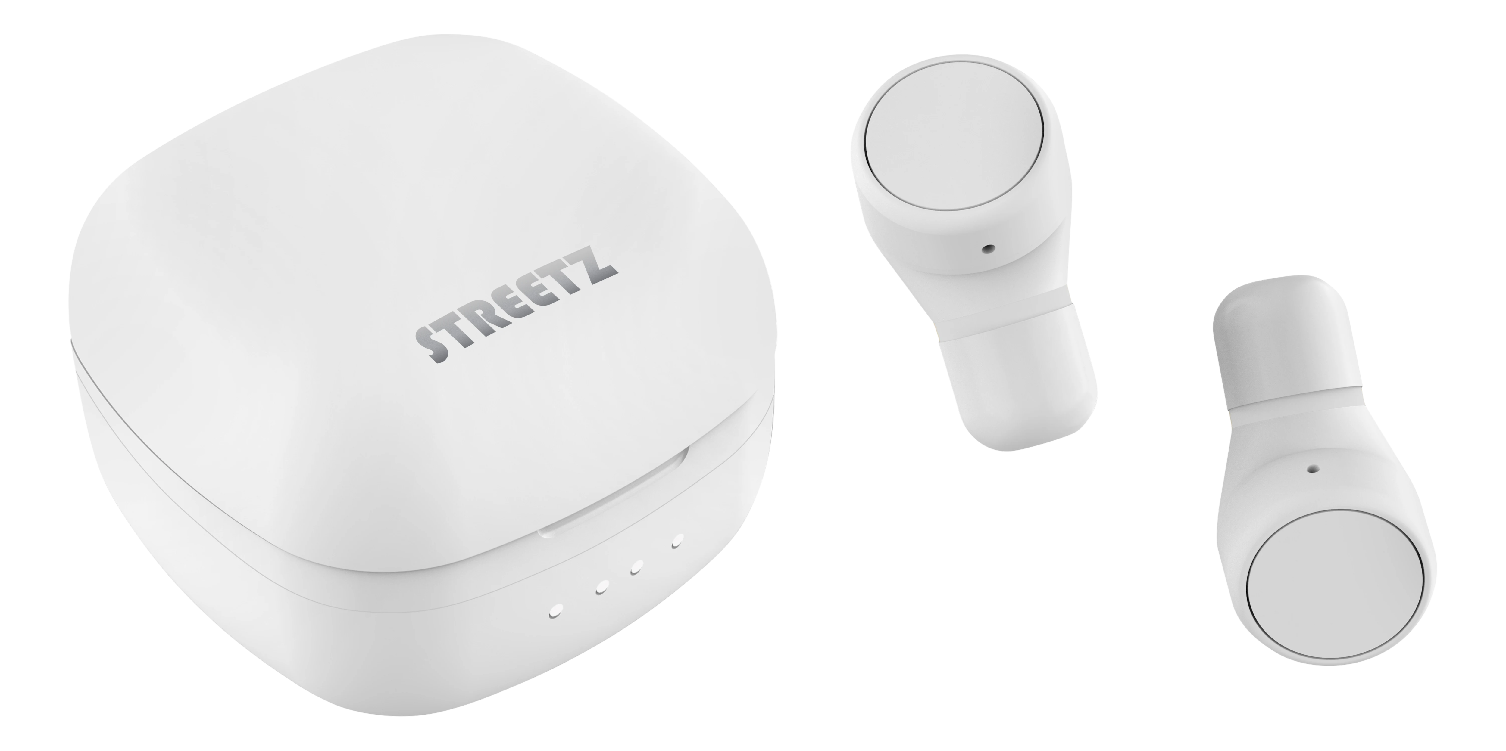 True Wireless Stereo in-ear trådløse ørepropper, Hvit