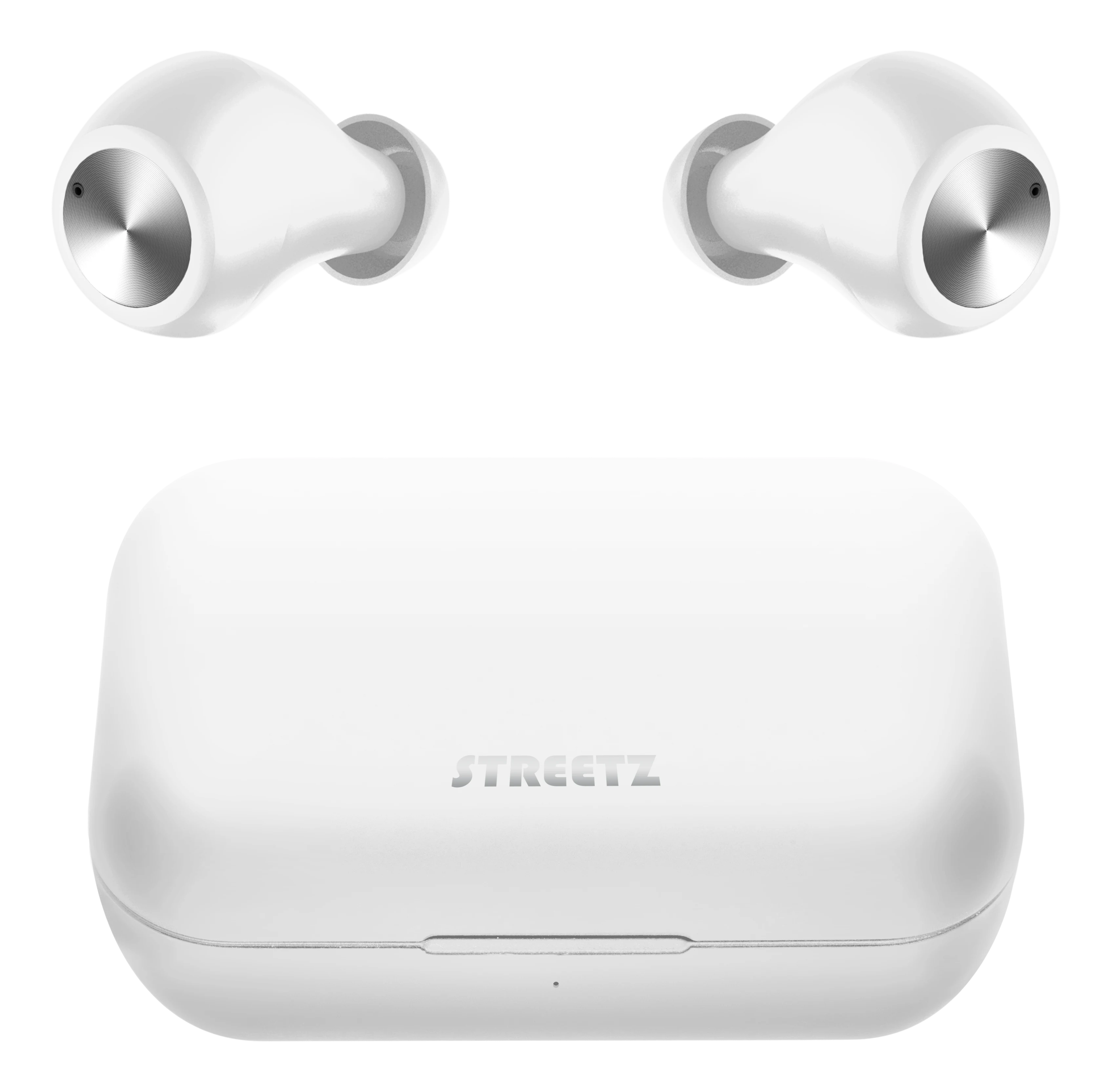 TWS hodetelefoner in-ear trådløse, Hvit