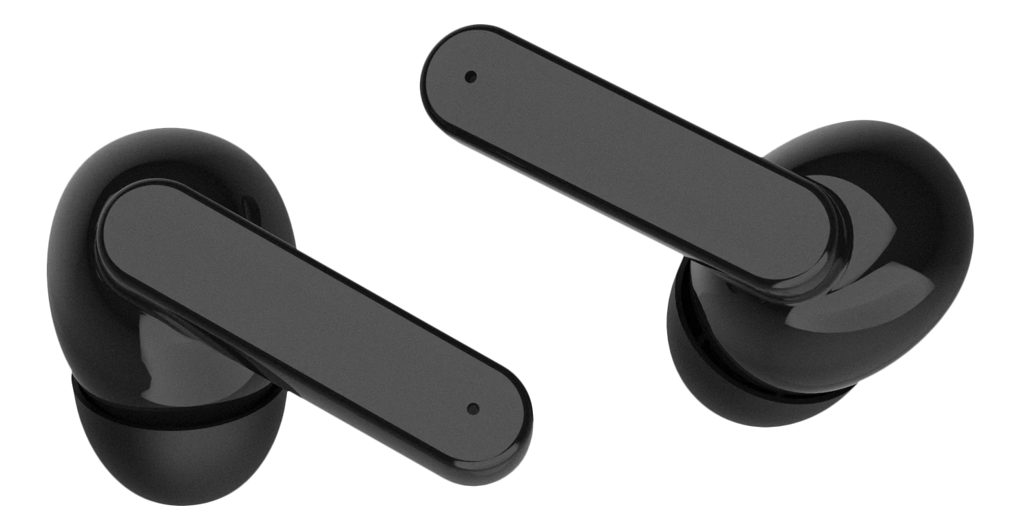 Gaming TWS hodetelefoner in-ear trådløse, Svart