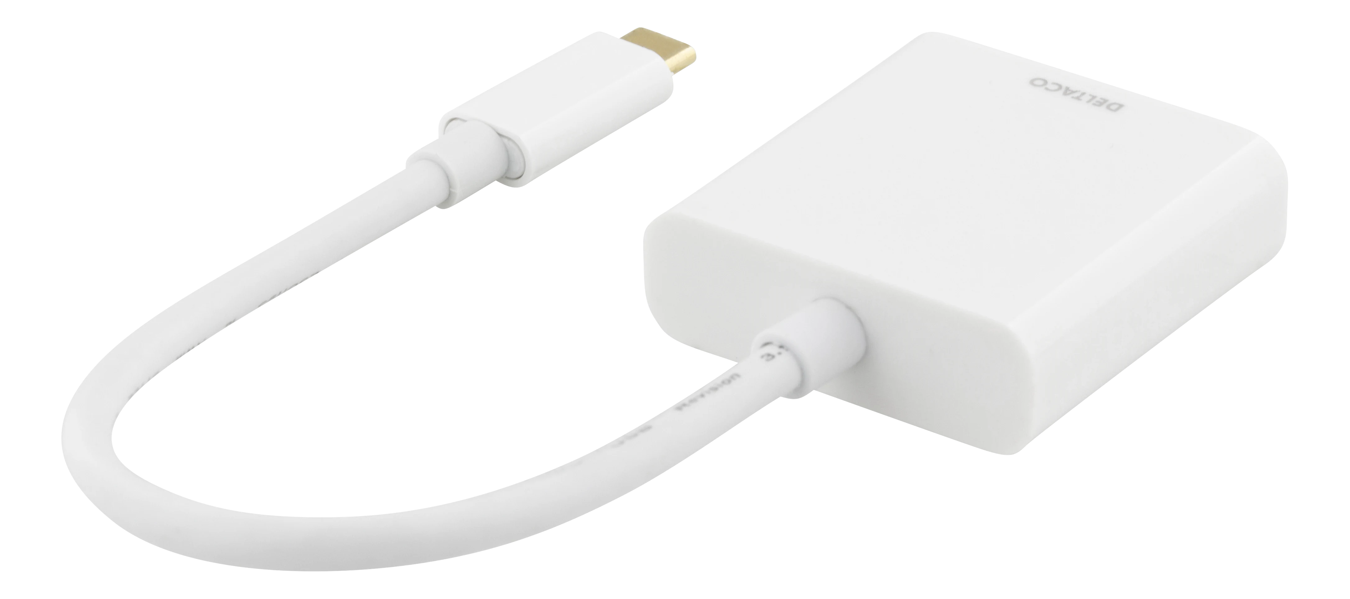 USB-C til HDMI-adapter 4K UHD, Hvit