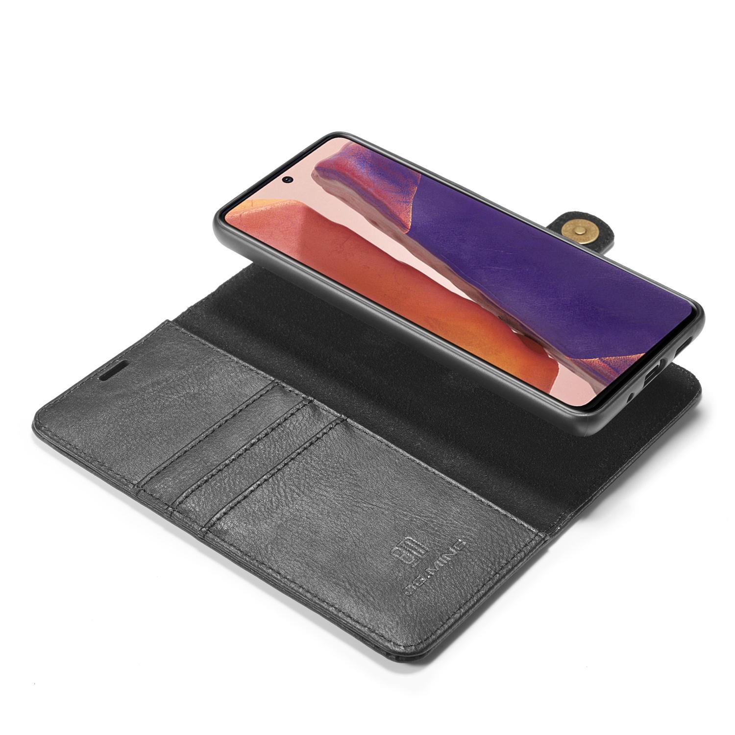 Samsung Galaxy Note 20 Lommeboketui med avtakbart deksel, Black