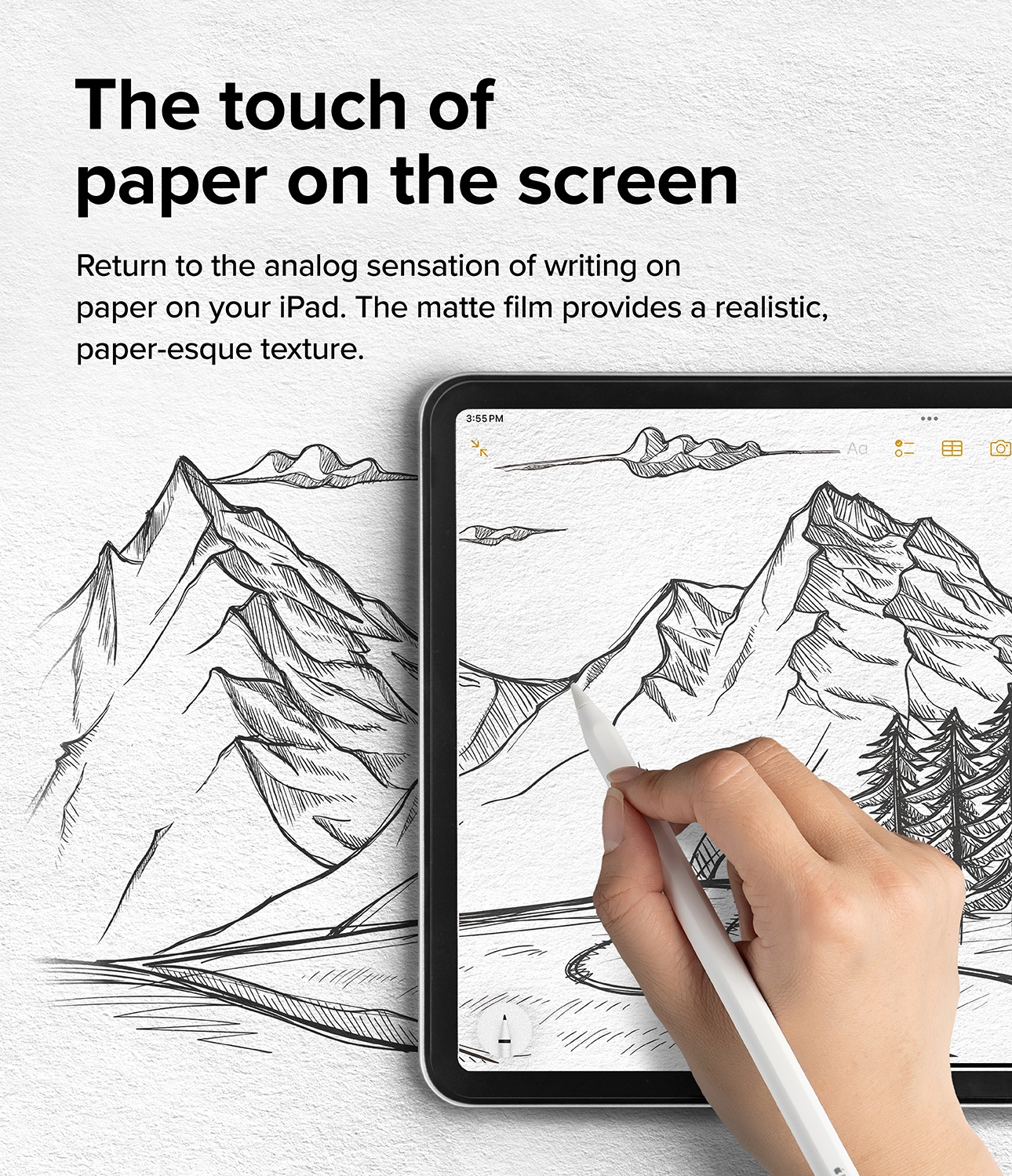 Apple iPad Pro 11 5th Gen (2024) Hardt papiraktig skjermbeskytter (2-pack)