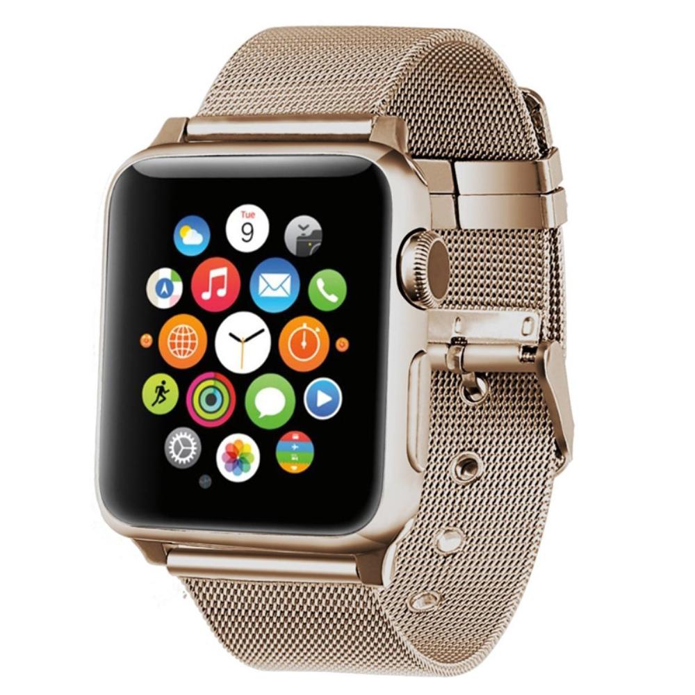 Apple Watch Series 11 42mm Armbånd i mesh, Gull