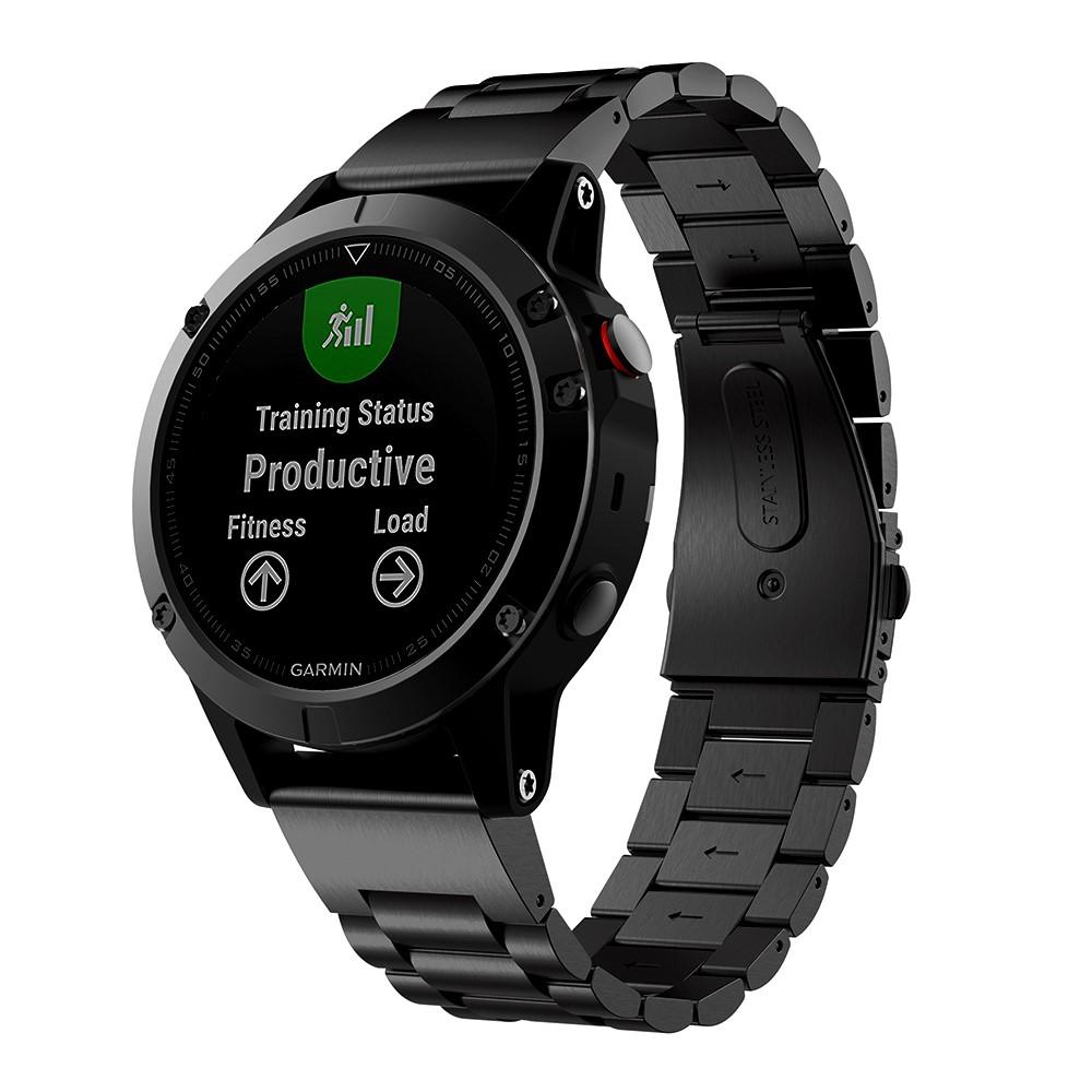 Garmin Forerunner 965 Elegant lenkereim i metall, Svart