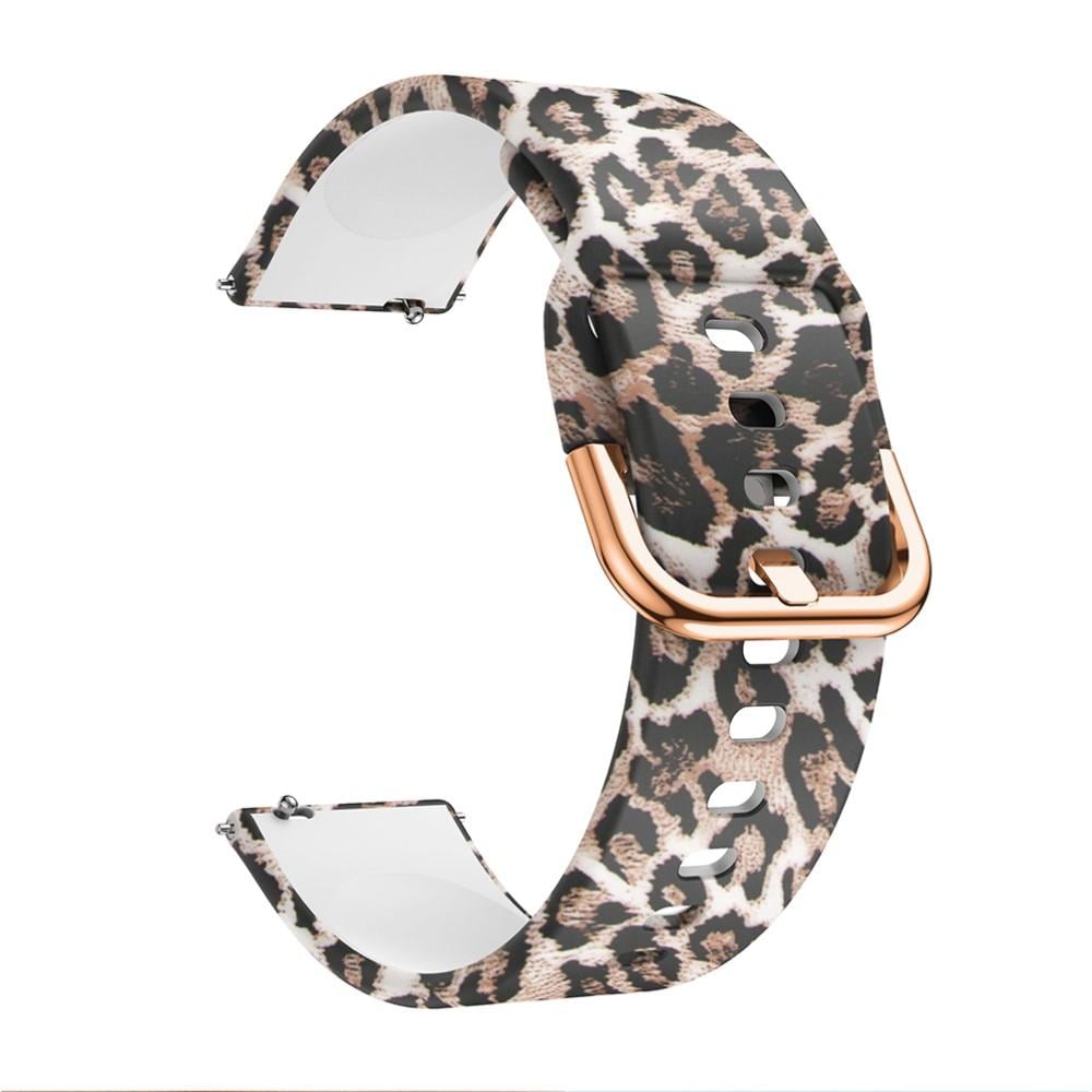 Samsung Galaxy Watch 8 40mm Reim i silikon, Leopard