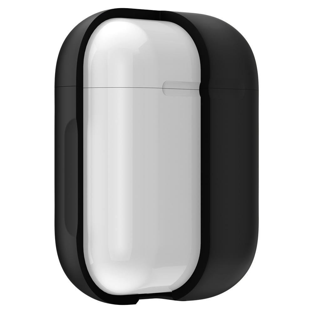 Apple AirPods Silikondeksel med karabinkrok, Svart