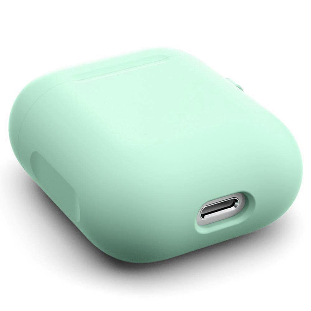 Apple AirPods Silikondeksel med karabinkrok, Blå