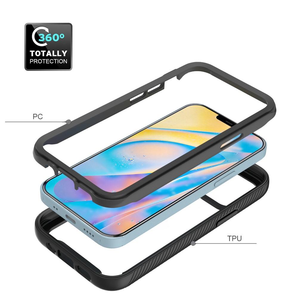 iPhone 12 Mini Mobildeksel med beskyttelsesramme, Svart