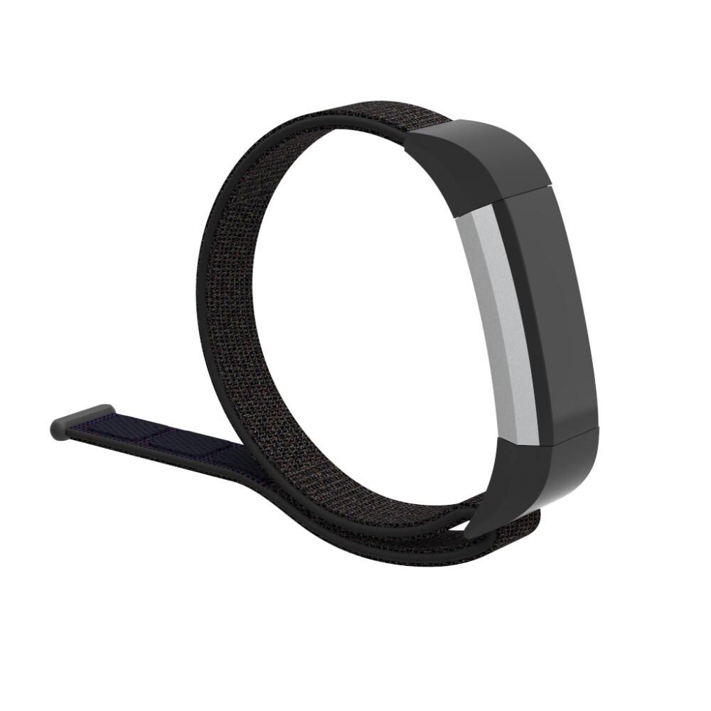 Fitbit Alta HR/Alta Reim i nylon, Svart
