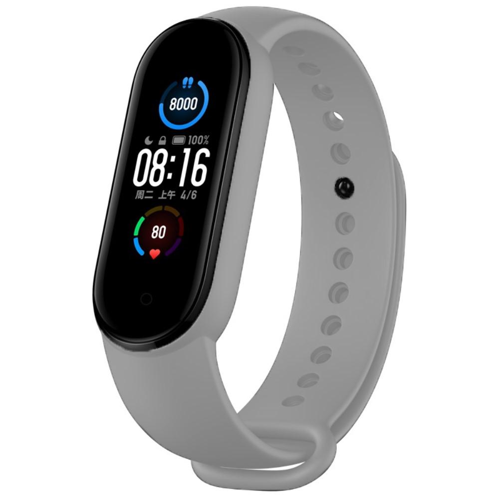 Xiaomi Mi Band 5/Mi Band 6 Reim i silikon, Grå