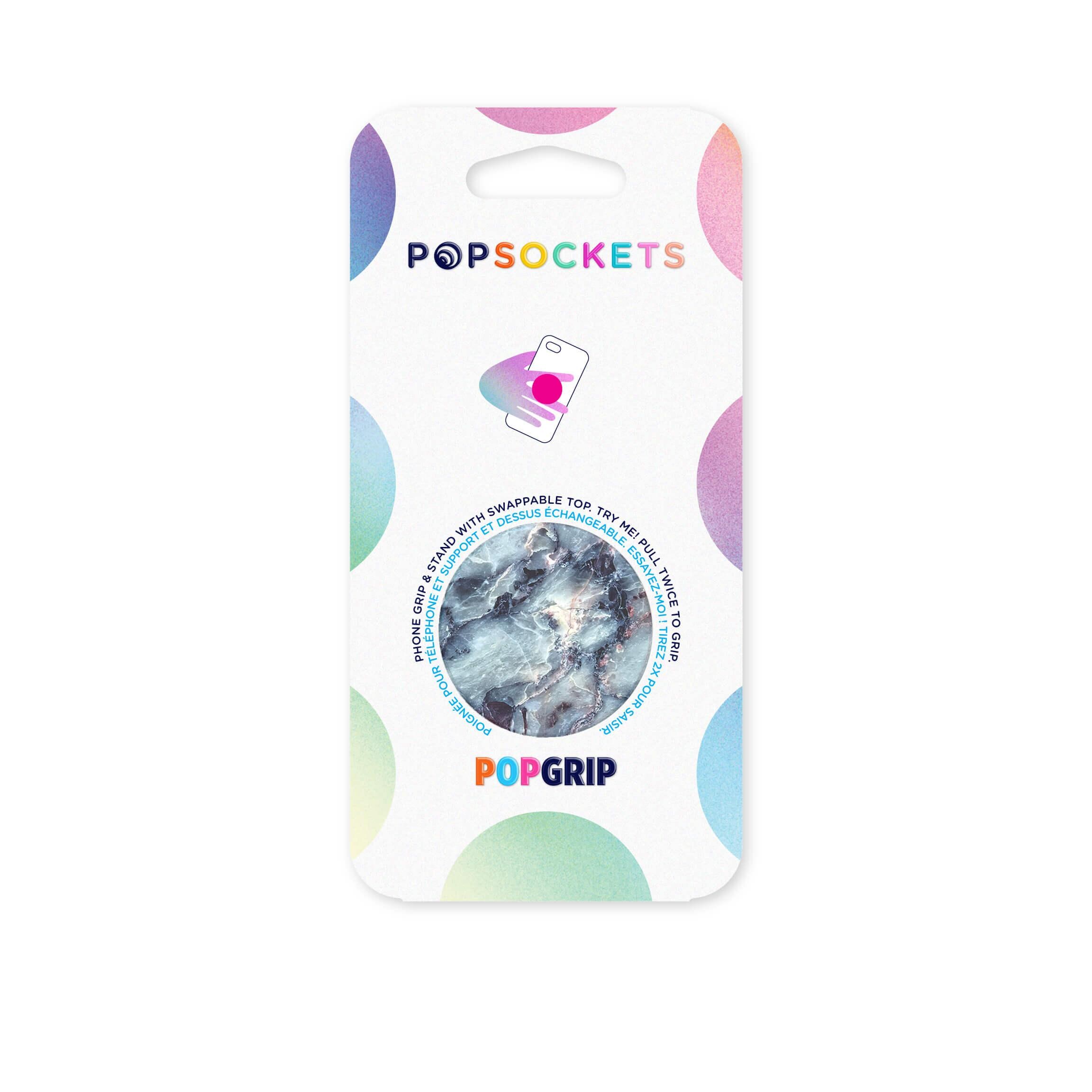 PopGrip Mobilholder / stativ med avtakbar topp, Blue Marble