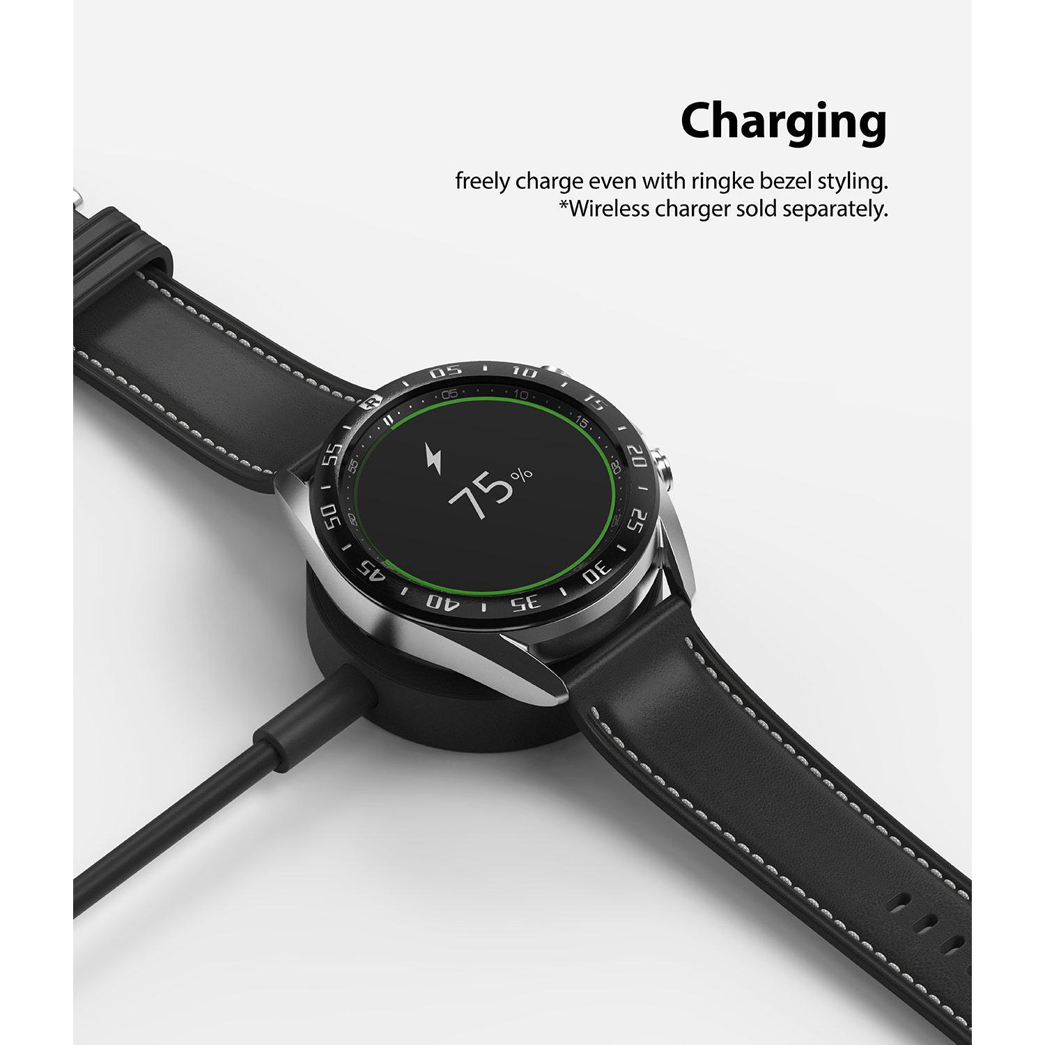 Samsung Galaxy Watch 3 41mm Beskyttelsesring - Bezel Styling Svart