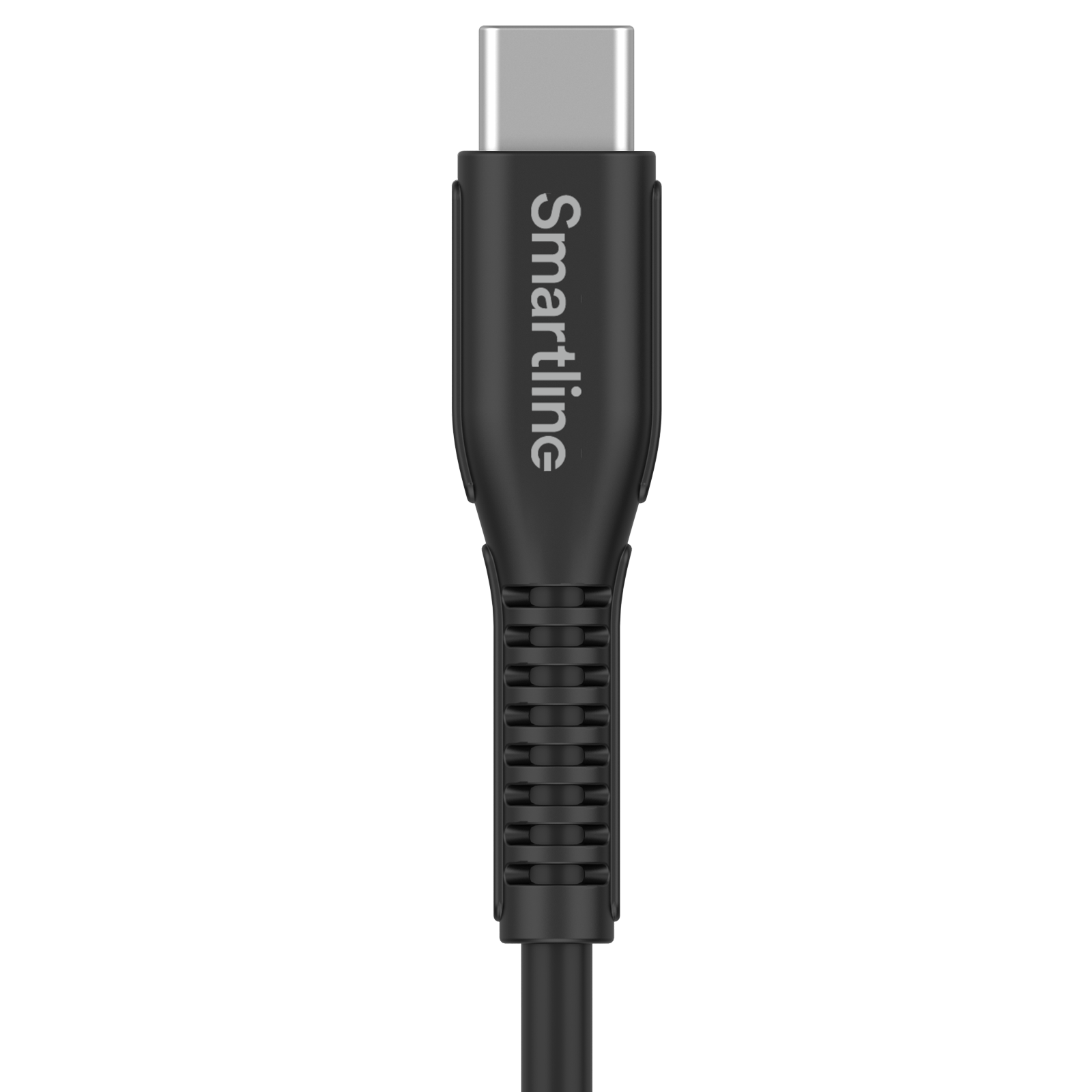 Slitesterk ladekabel 2m USB-A til USB-C, Svart